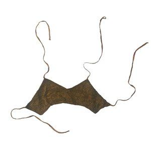 Gold Beaded Embroidery Halter